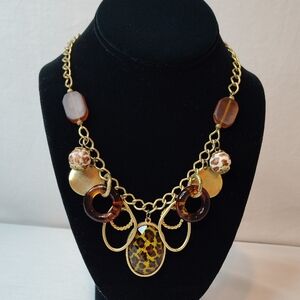 Goldtone Statement Necklace